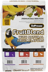 ZuPreem FruitBlend Bird Food for Large Birds, 17.5 lb