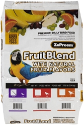 ZuPreem FruitBlend Bird Food for Medium Birds, 17.5 lb