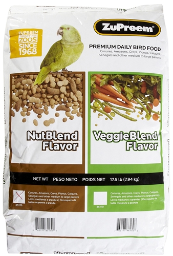 ZuPreem NutBlend Bird Food, 17.5 lb